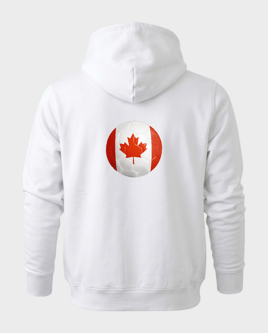 AU48: Canada White Globe Hoodie