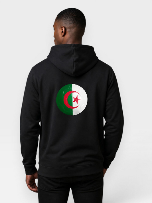 The 48 Collection: Algeria Global Hoodie — Black