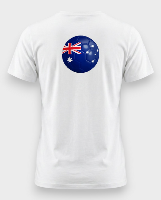 AU48: Australia White Globe T-Shirt