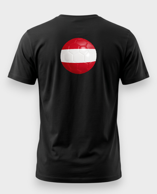 AU48: Austria Black Globe T-Shirt