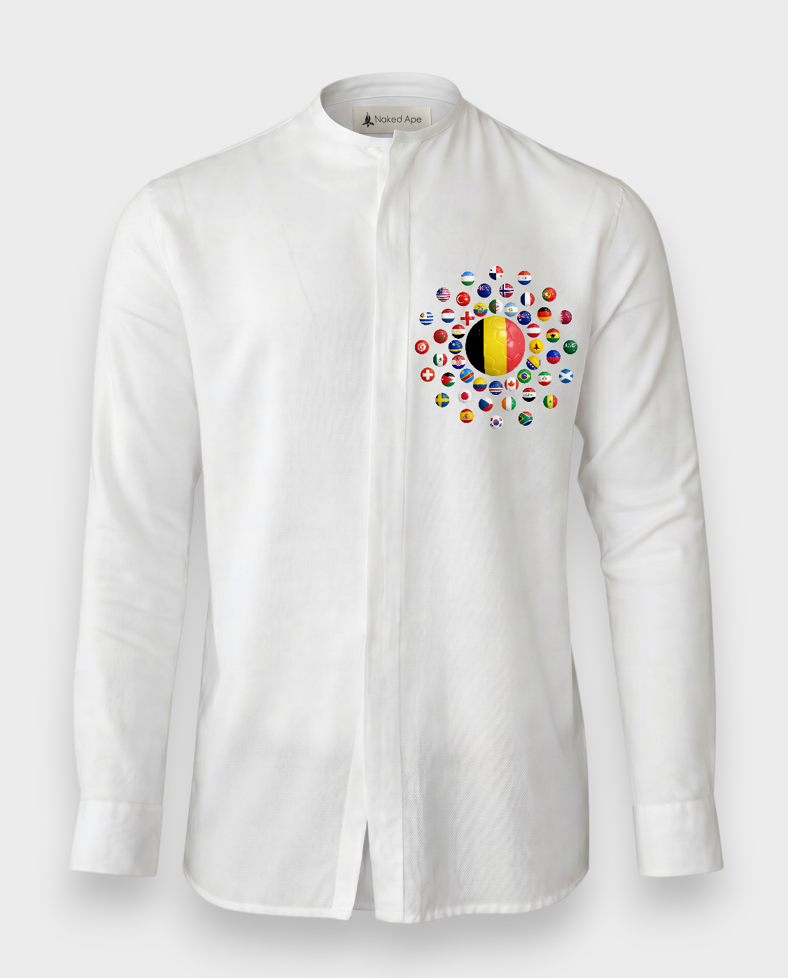 AU48: Belgium "Ltd. Ed." Grootman White Shirt