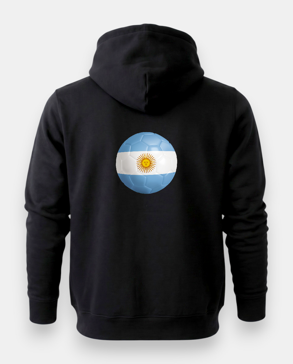 AU48: Argentina Black Globe Hoodie