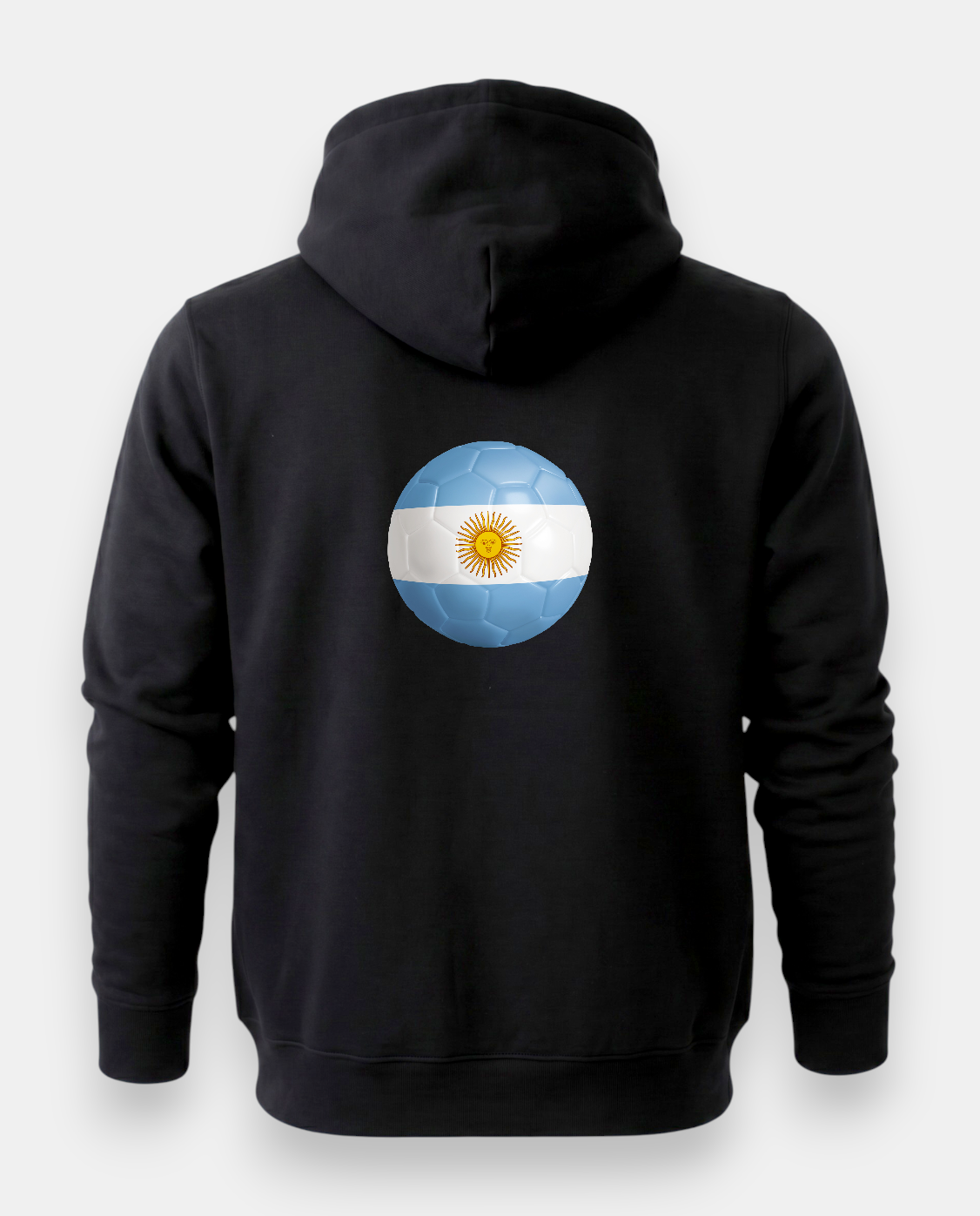 AU48: Argentina Black Globe Hoodie