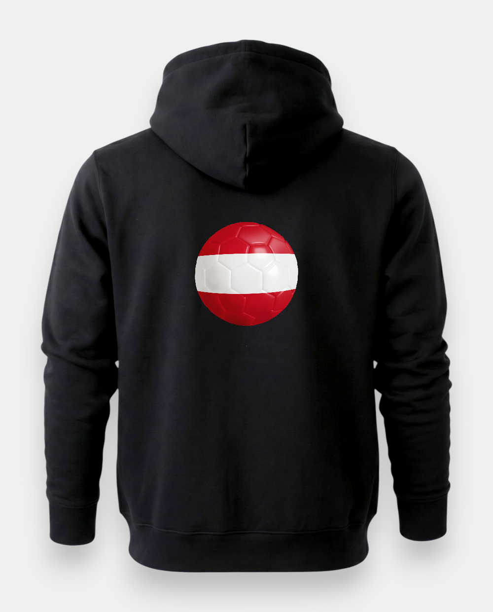 AU48: Austria Black Globe Hoodie