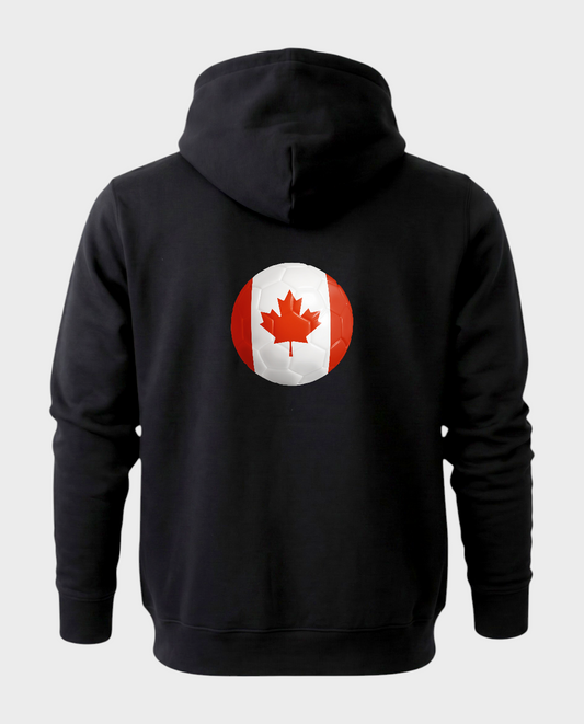 AU48: Canada Black Globe Hoodie