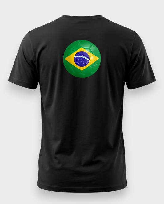AU48: Brazil Black Globe T-Shirt