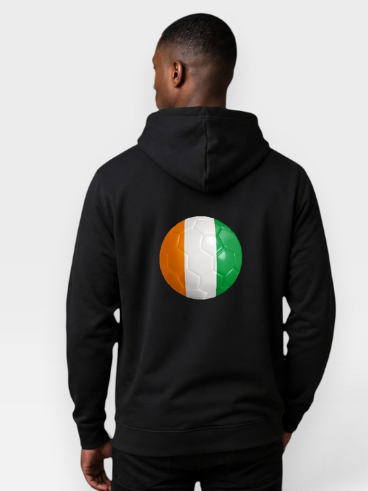The 48 Collection: Côte d'Ivoire Globe Hoodie — Black