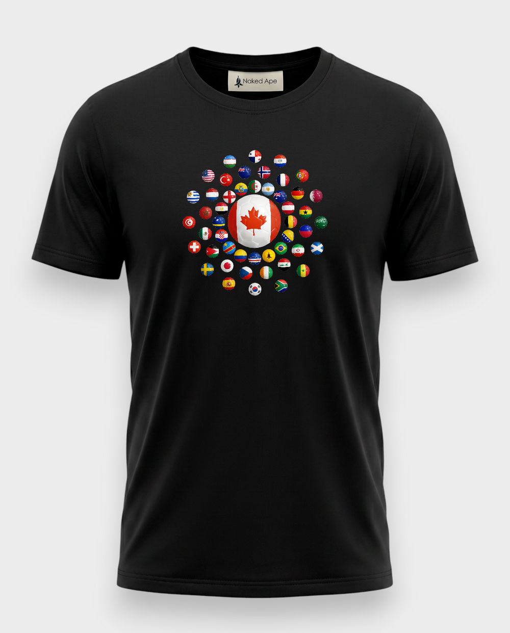 AU48: Canada Black Globe T-Shirt