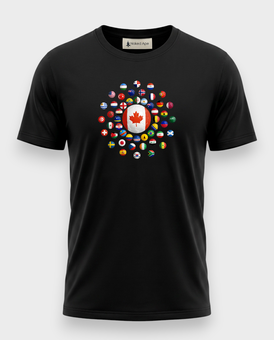 AU48: Canada Black Globe T-Shirt