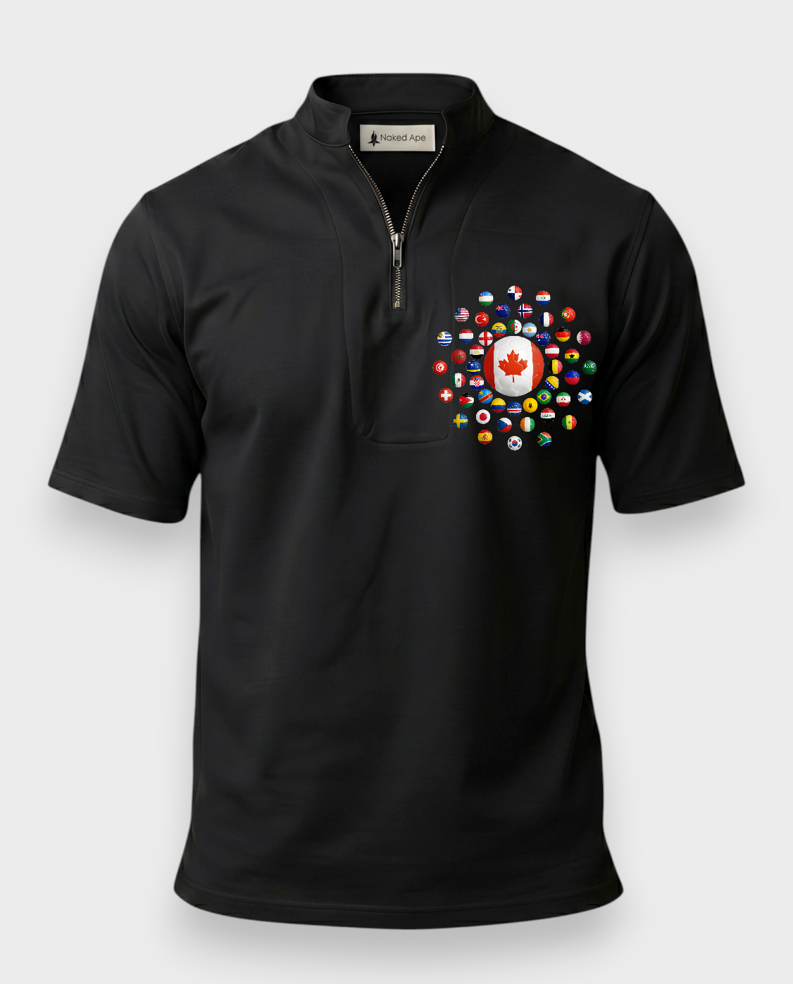 AU48: Canada Black Mathanda Shirt