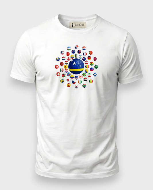 AU48: Curaçao White Globe T-Shirt