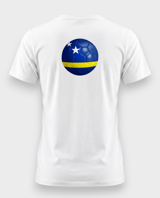AU48: Curaçao White Globe T-Shirt