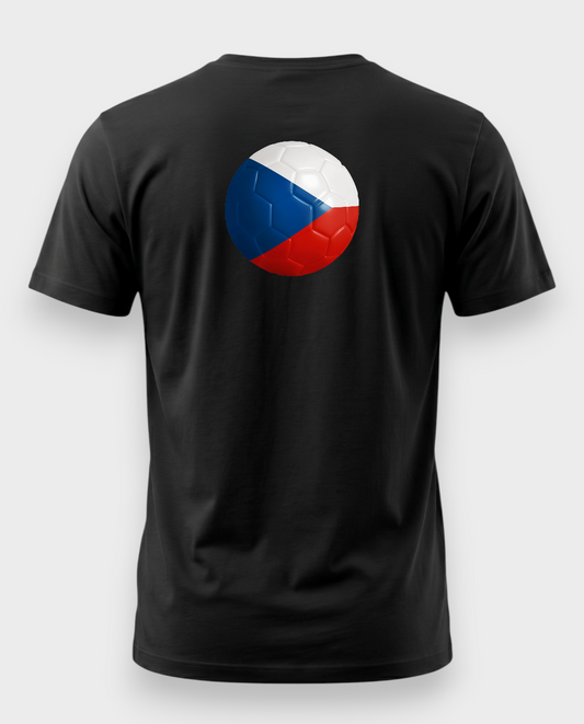 AU48: Czechia Black Globe T-Shirt