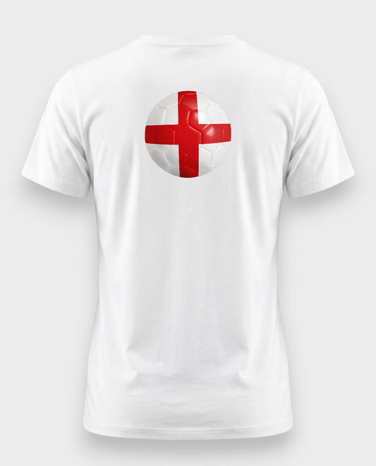 AU48: England White Globe T-Shirt