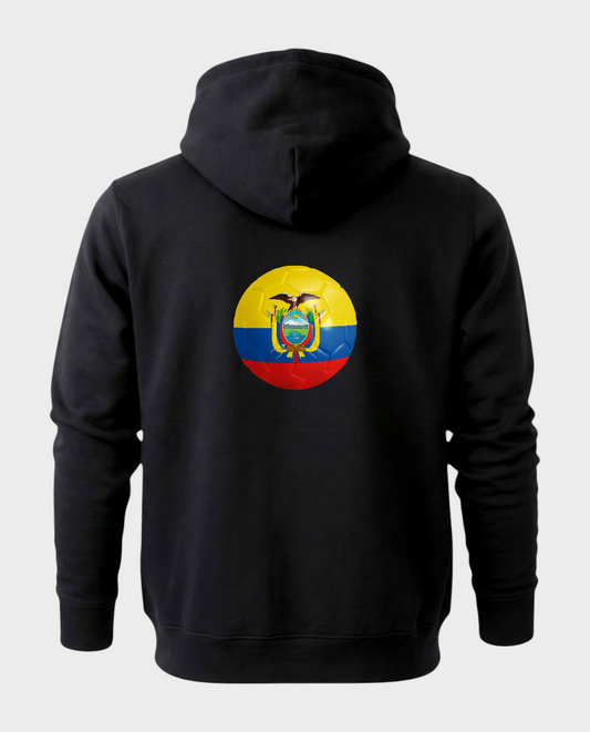 AU48: Ecuador Black Globe Hoodie