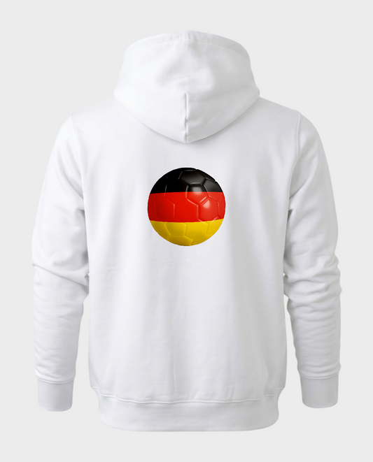 AU48: Germany White Globe Hoodie