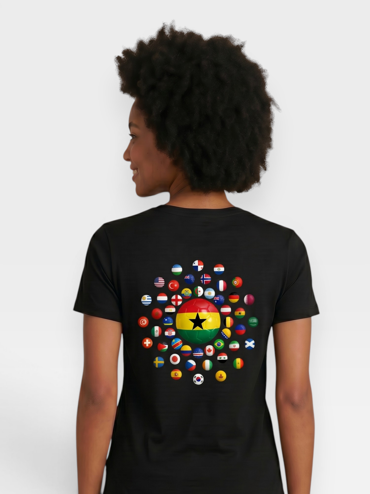 AU48: Argentina White Globe T-Shirt