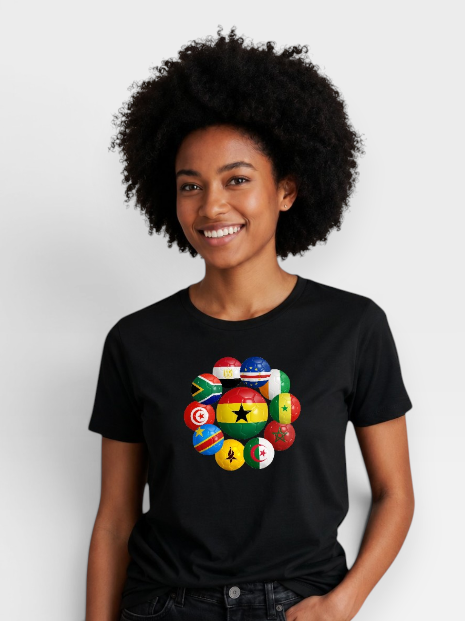 AU48: Argentina White Globe T-Shirt