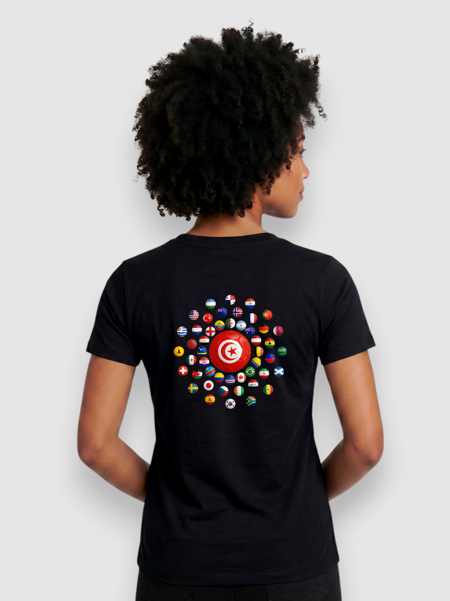 AU48: Tunisia Tee — Black & White