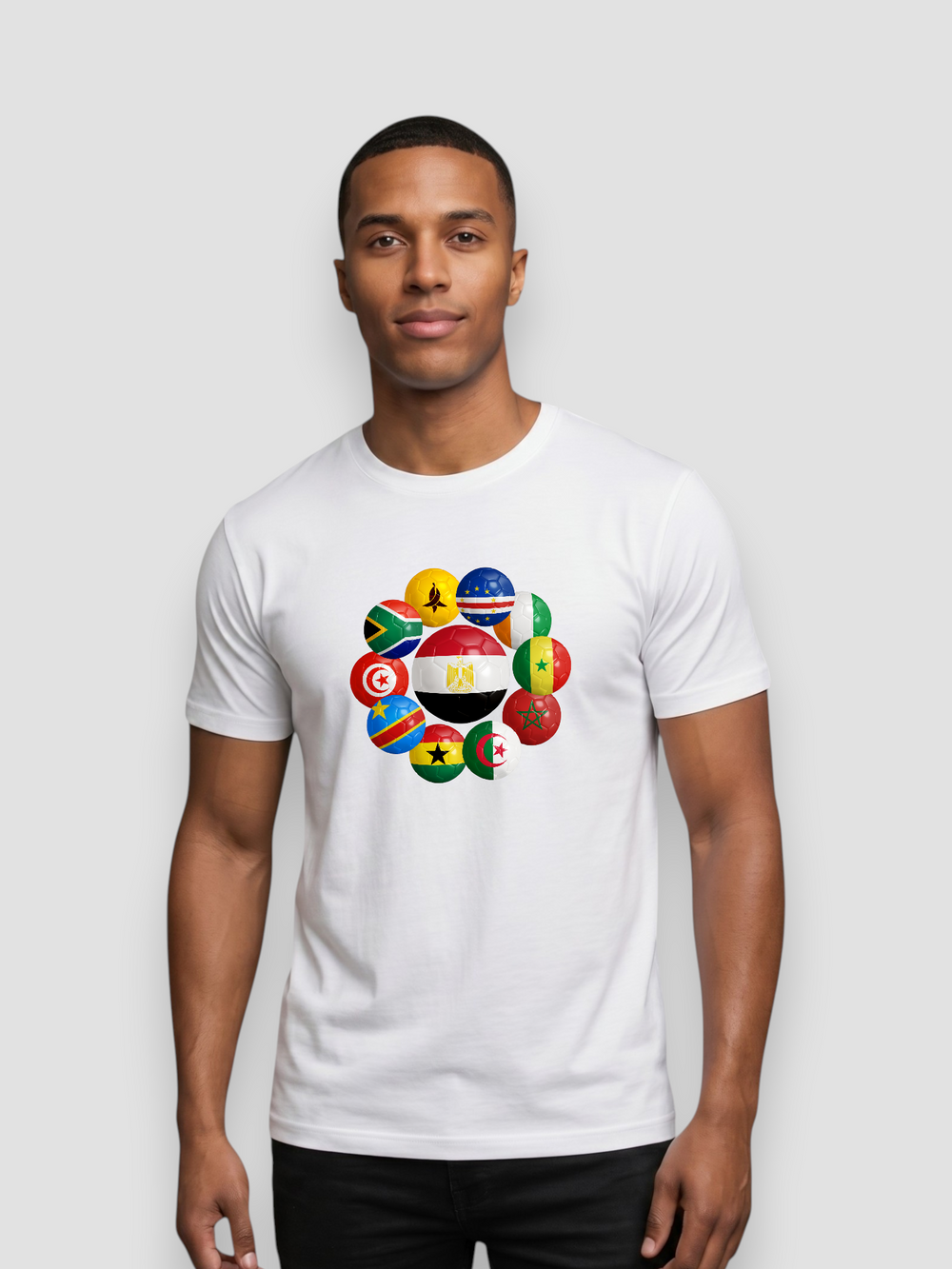 AU48: Egypt Tee — Black & White