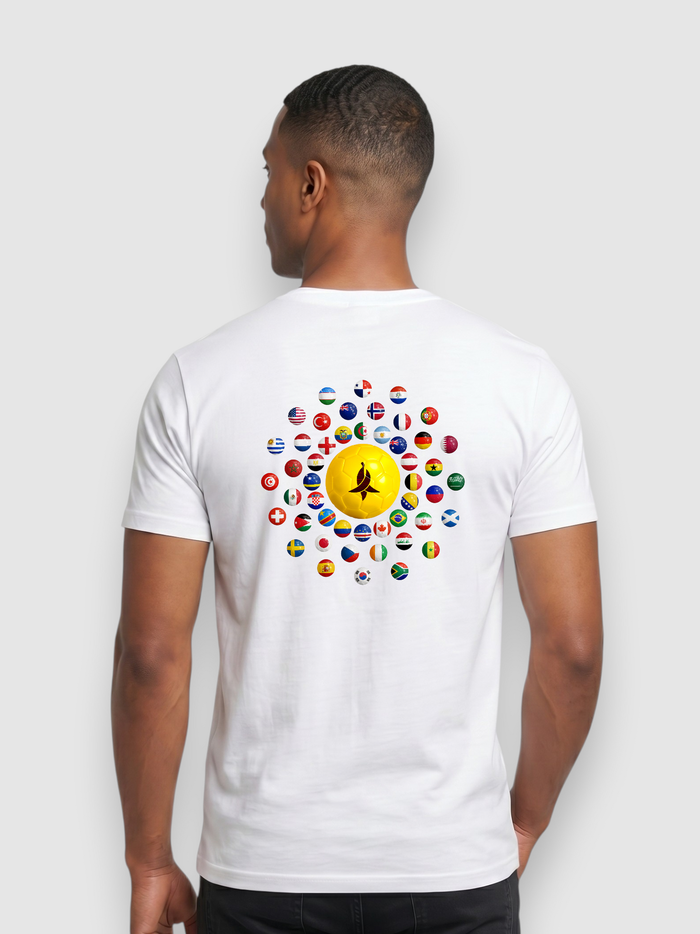 AU48: Argentina Black Globe T-Shirt