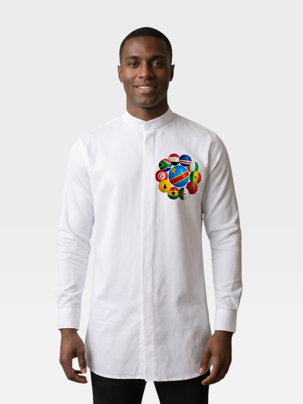 The 48 Collection: Grootman Shirt | DR Congo Limited Edition — White