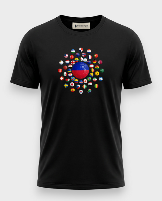 AU48: Haiti Black Globe T-Shirt