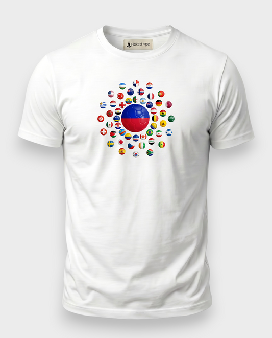 AU48: Haiti White Globe T-Shirt