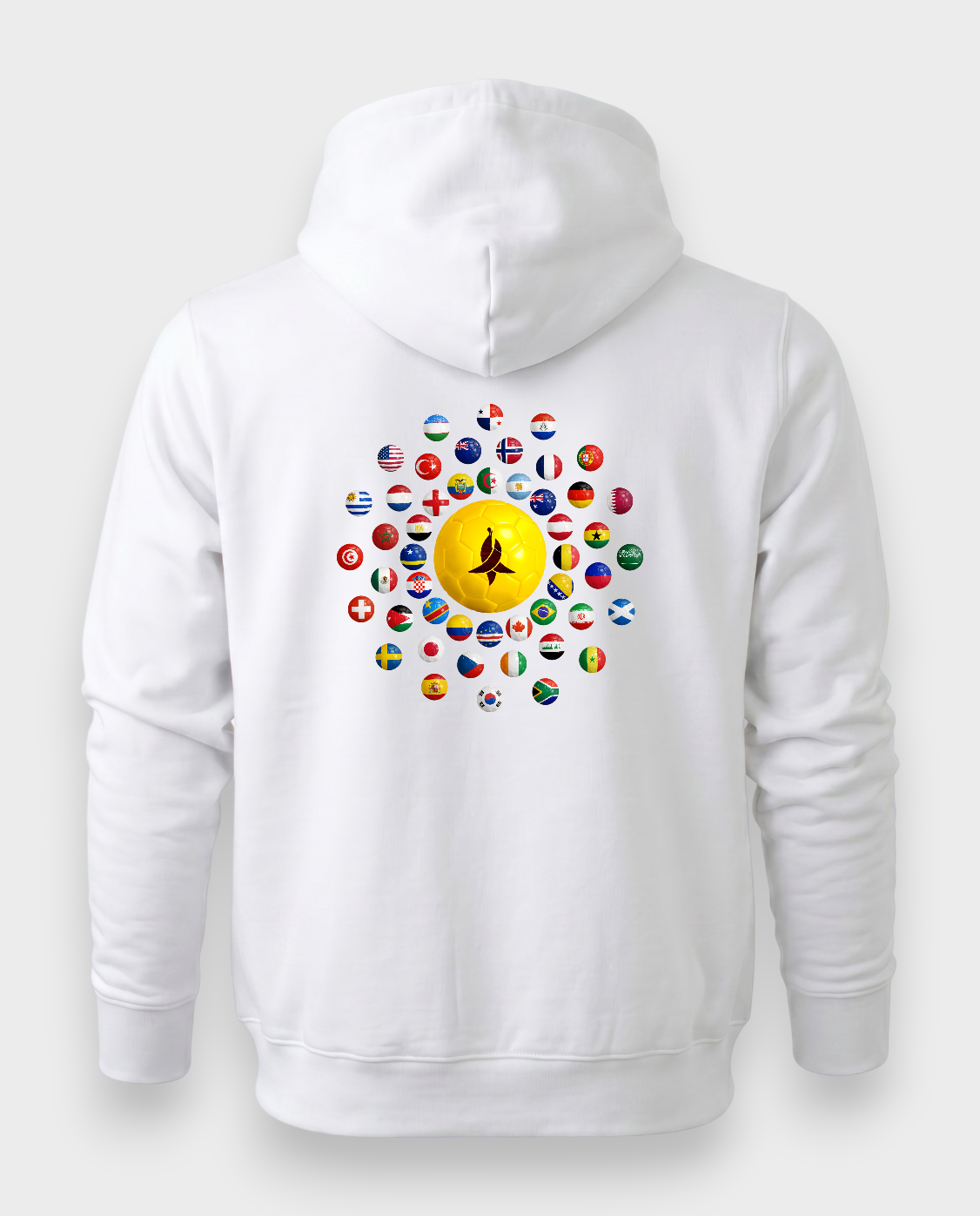 AU48: "Ltd. Ed." World INDEBE Globe Hoodie