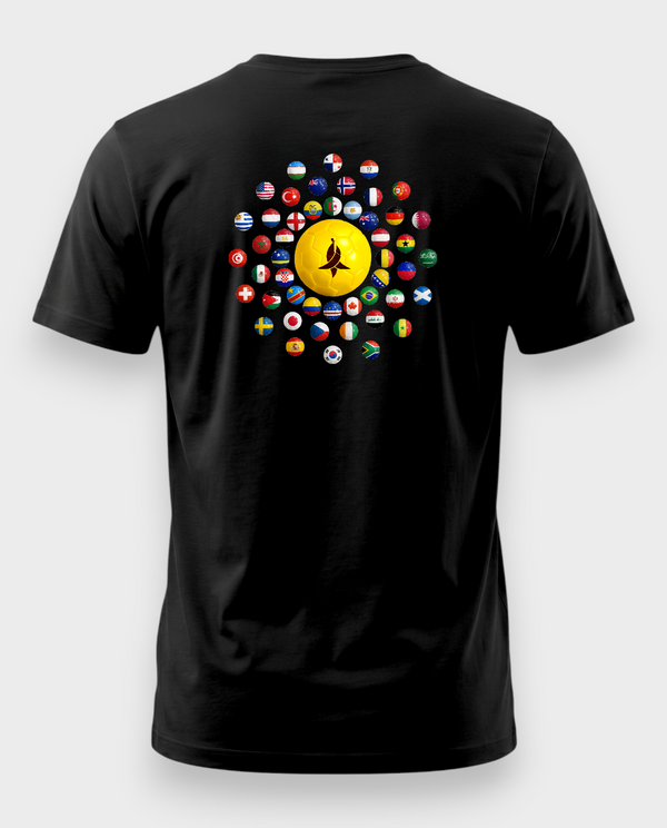 AU48: "Ltd. Ed." World INDEBE Globe T-Shirt back