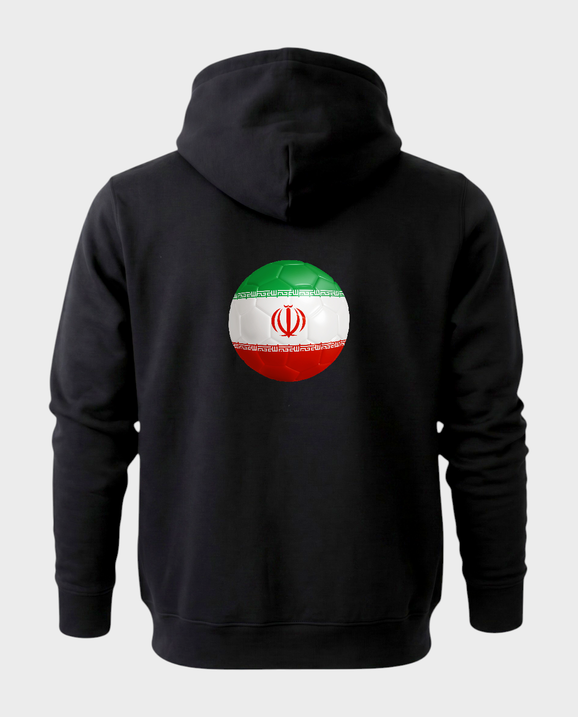 AU48: Iran Black Globe Hoodie