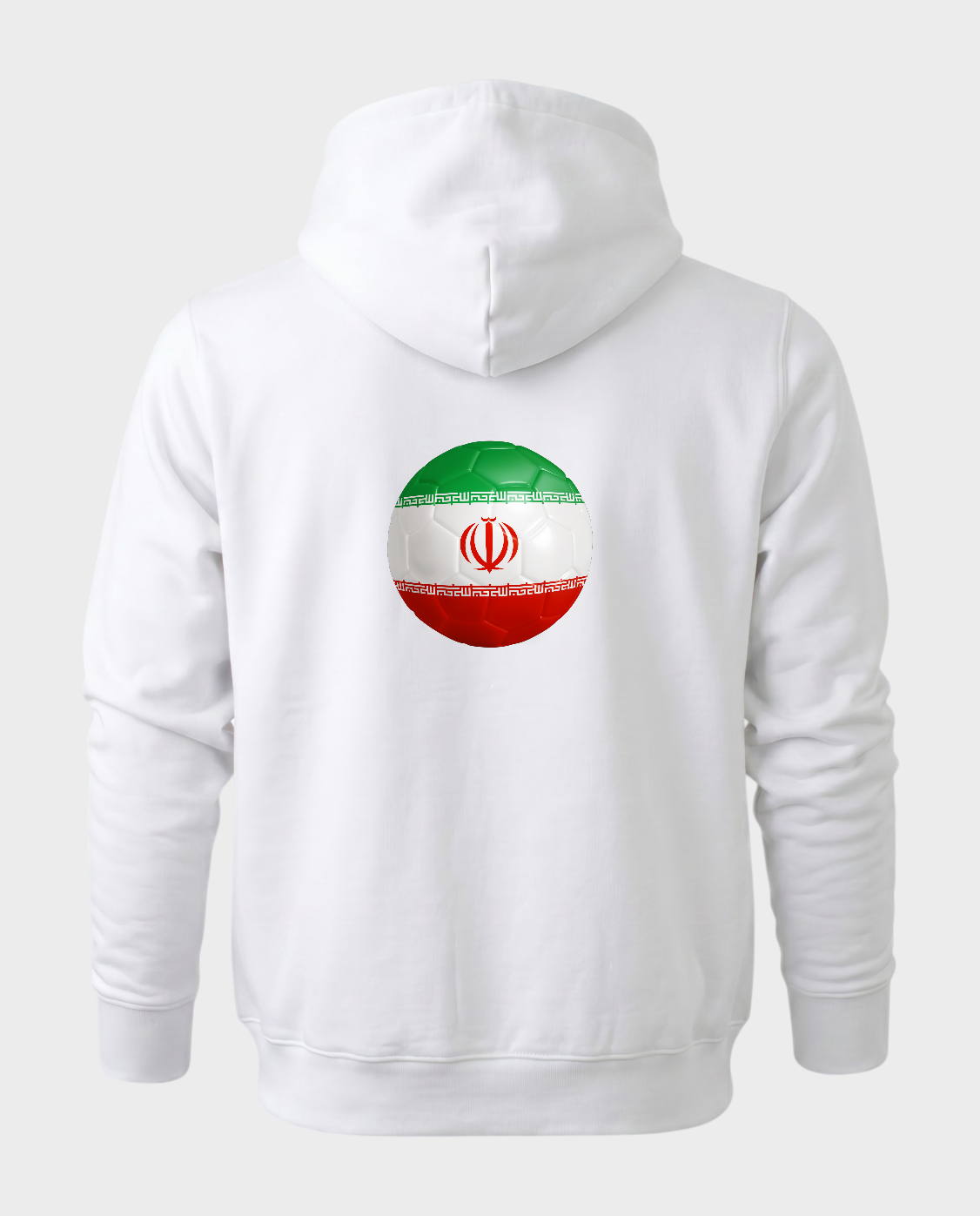 AU48: Iran White Globe Hoodie