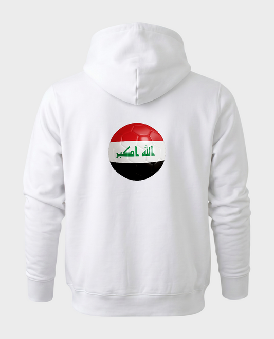 AU48: Iraq White Globe Hoodie