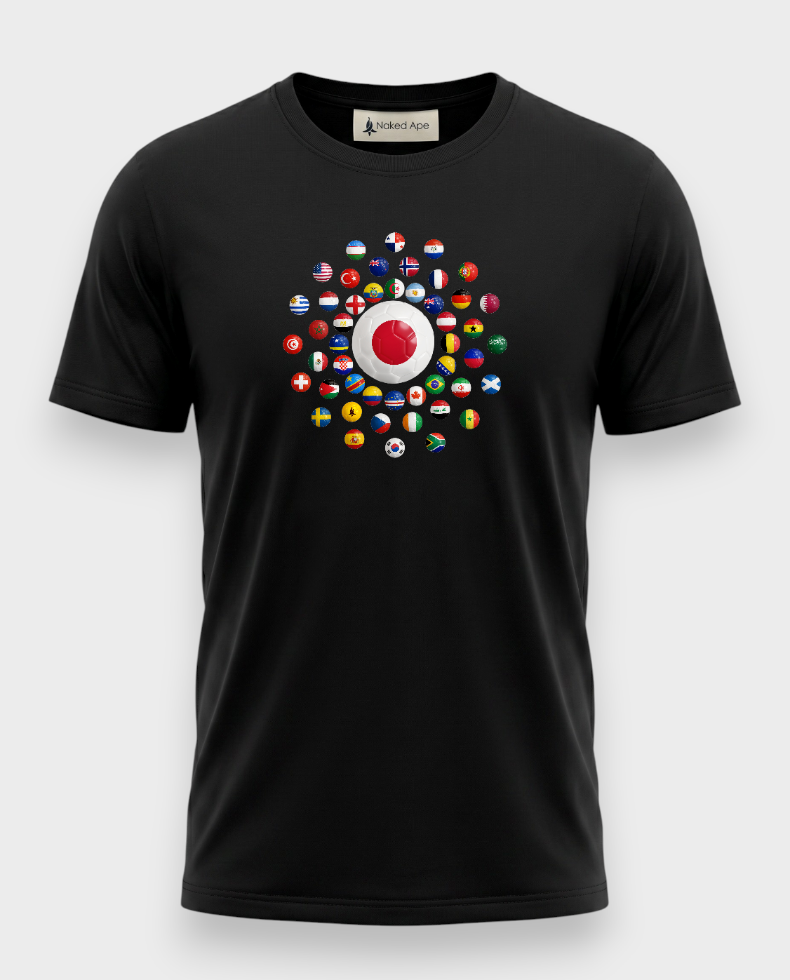 AU48: Japan Black Globe T-Shirt
