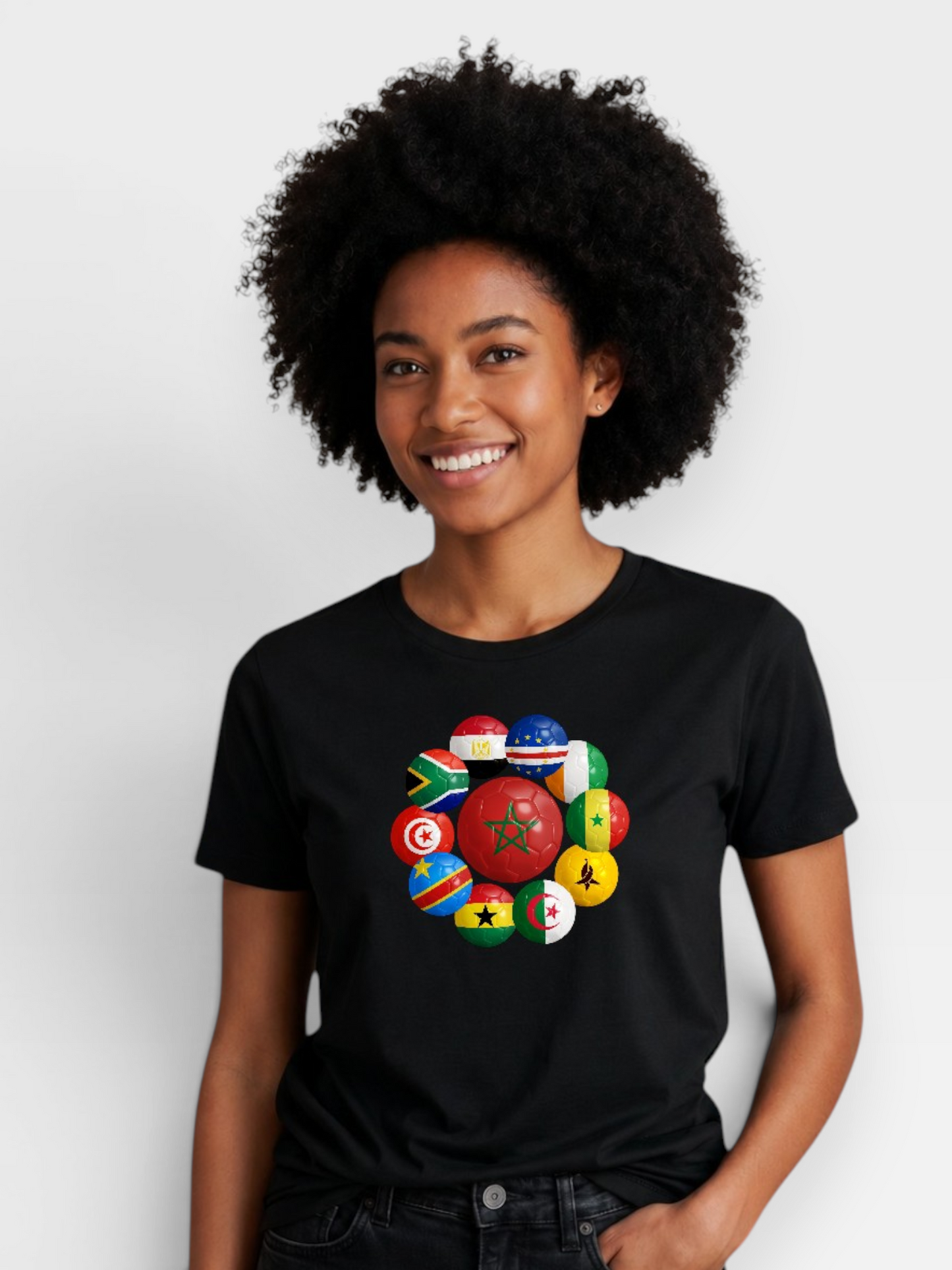 The 48 Collection: Morocco Tee — Black & White