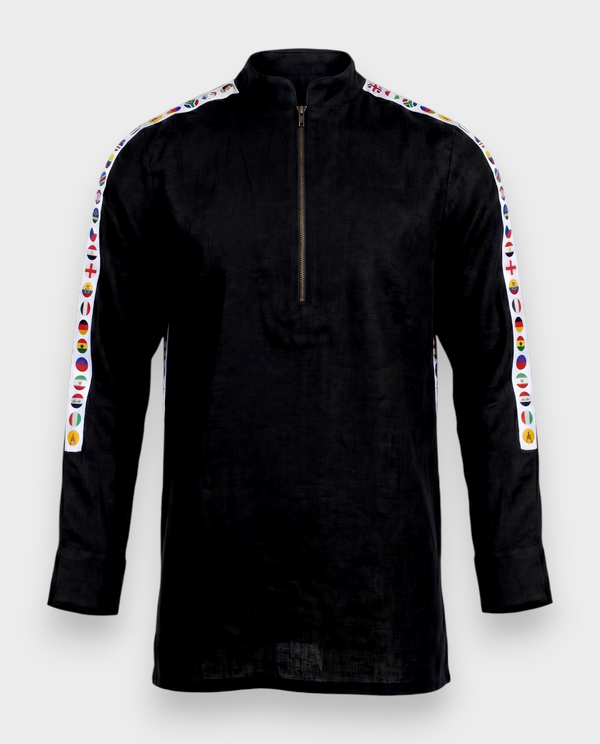 AU48: "Ltd. Ed." World Mathanda Dress — Black