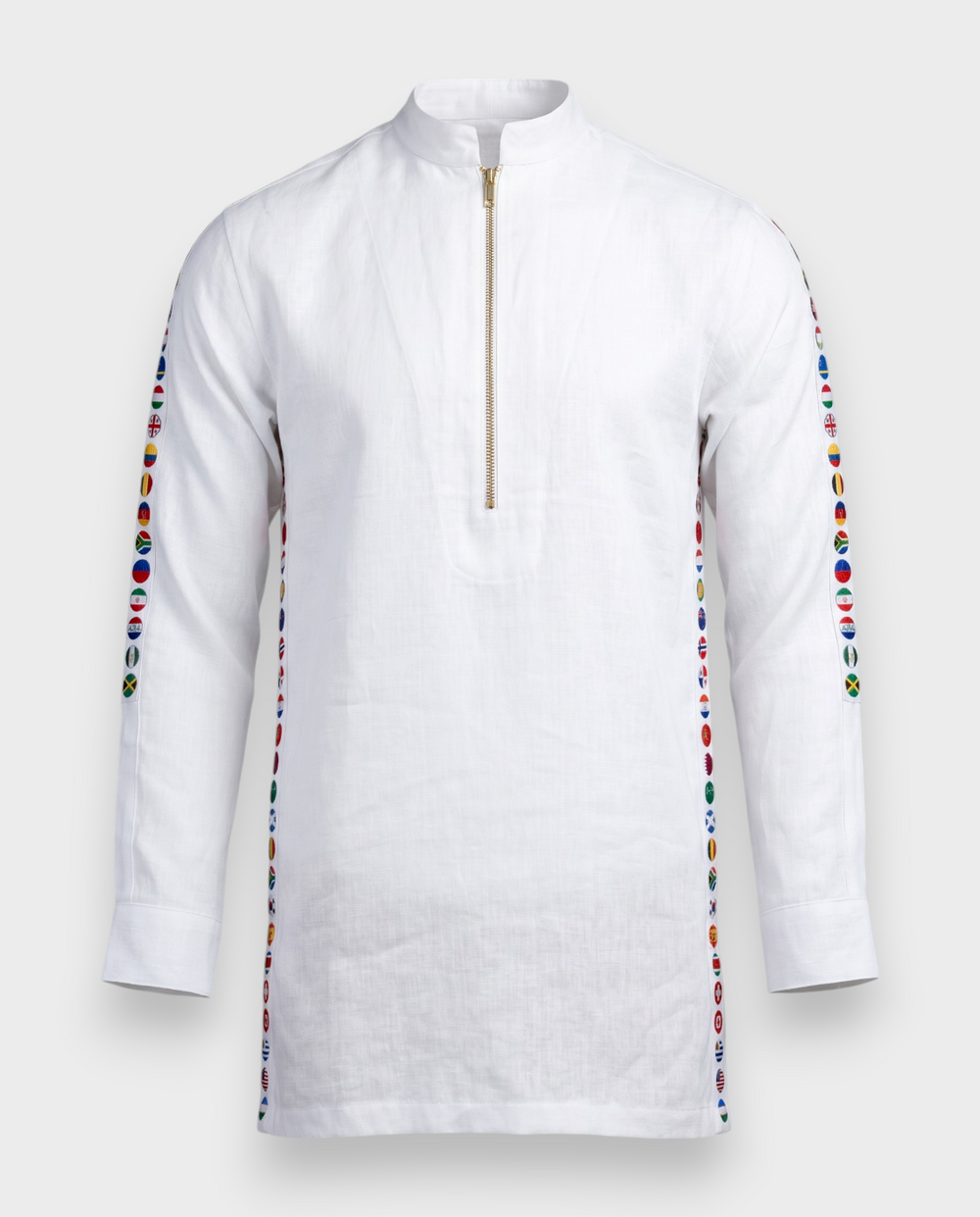 AU48: "Ltd. Ed." World Mathanda Dress — White