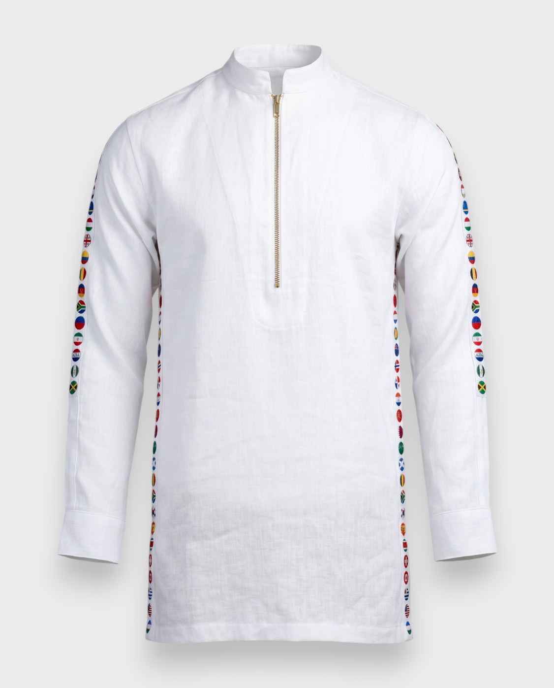 AU48: "Ltd. Ed." World Mathanda Dress — White