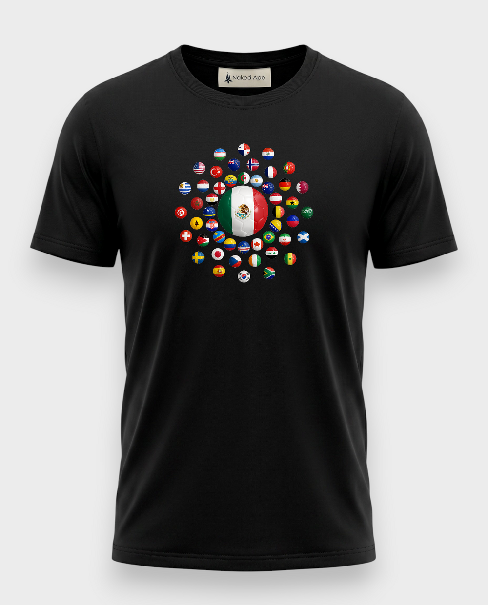 AU48: Mexico Black Globe T-Shirt
