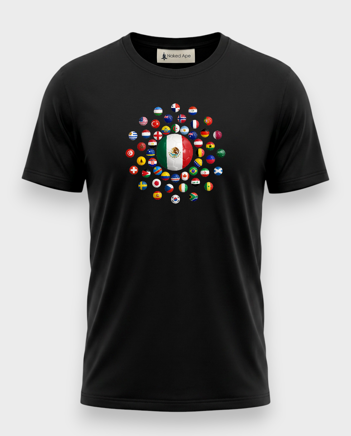 AU48: Mexico Black Globe T-Shirt