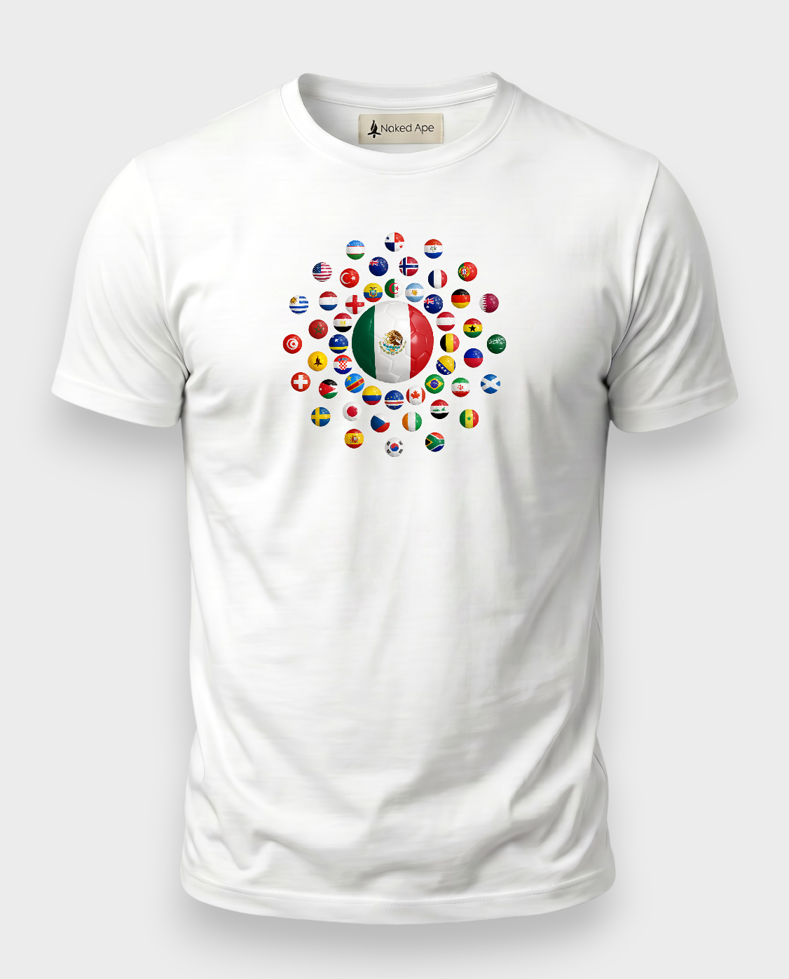 AU48: Mexico White Globe T-Shirt