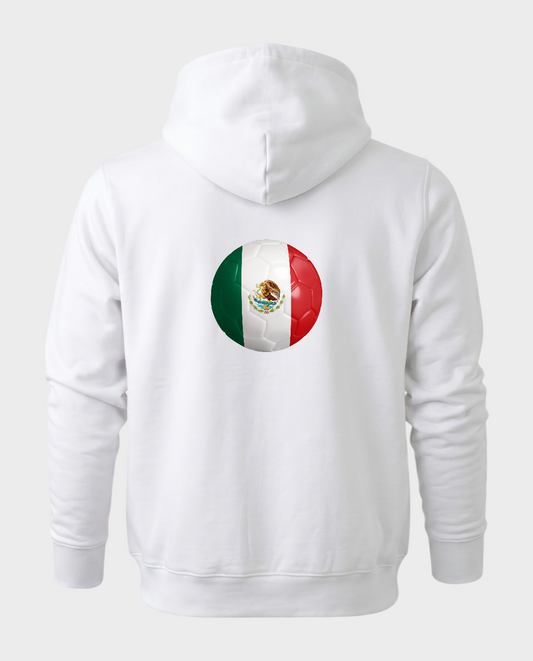 AU48: Mexico White Globe Hoodie