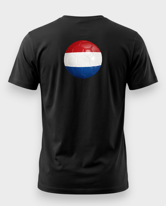 AU48: Netherlands Black Globe T-Shirt