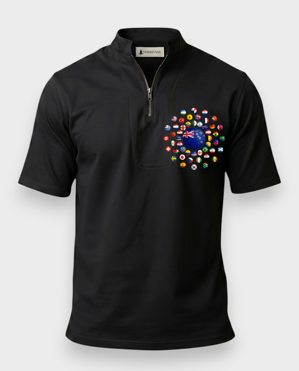 AU48: New Zealand Black Mathanda Shirt