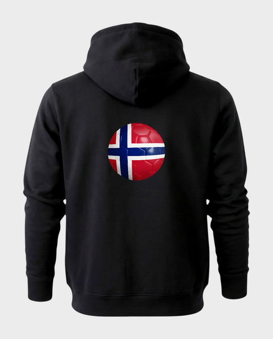 AU48: Norway Black Globe Hoodie