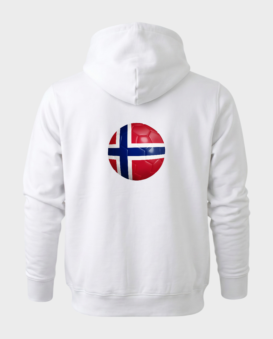 AU48: Norway White Globe Hoodie