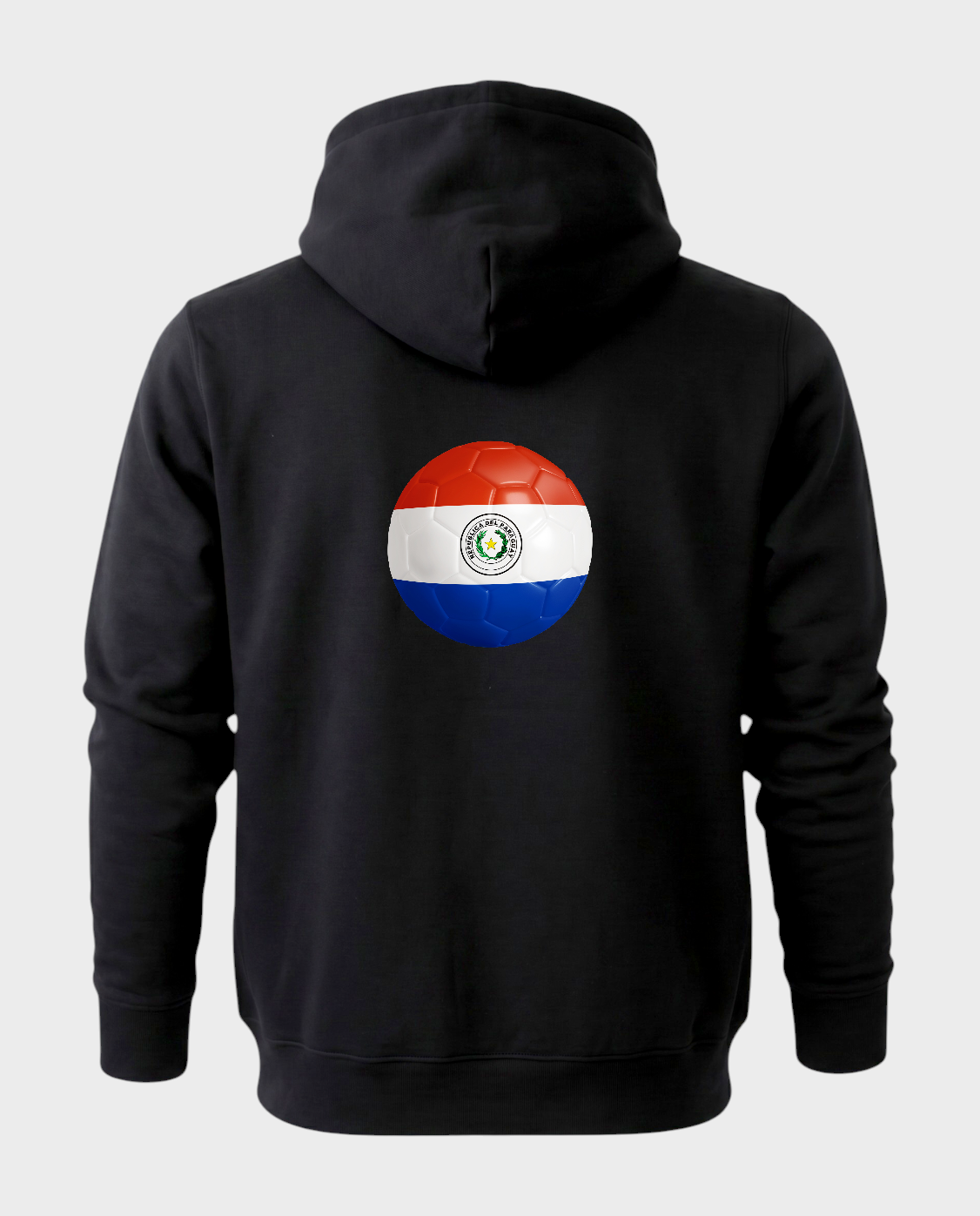 AU48: Paraguay Black Globe Hoodie