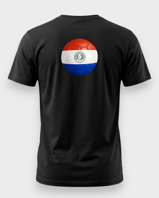 AU48: Paraguay Black Globe T-Shirt