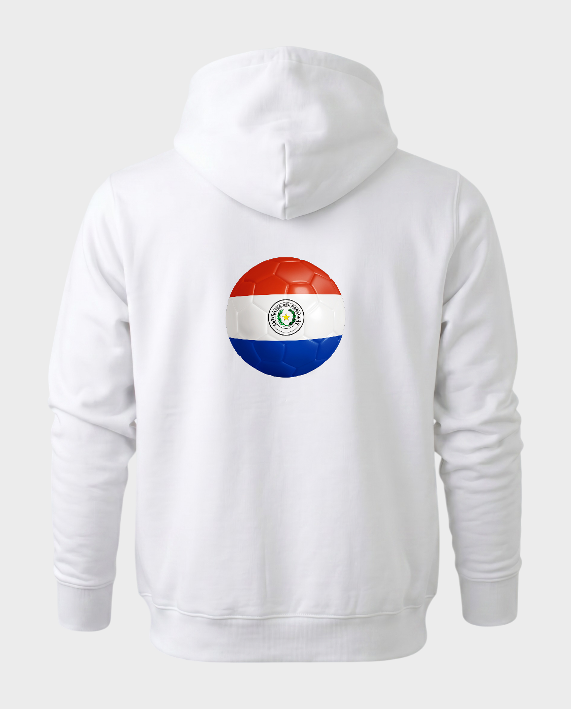AU48: Paraguay White Globe Hoodie