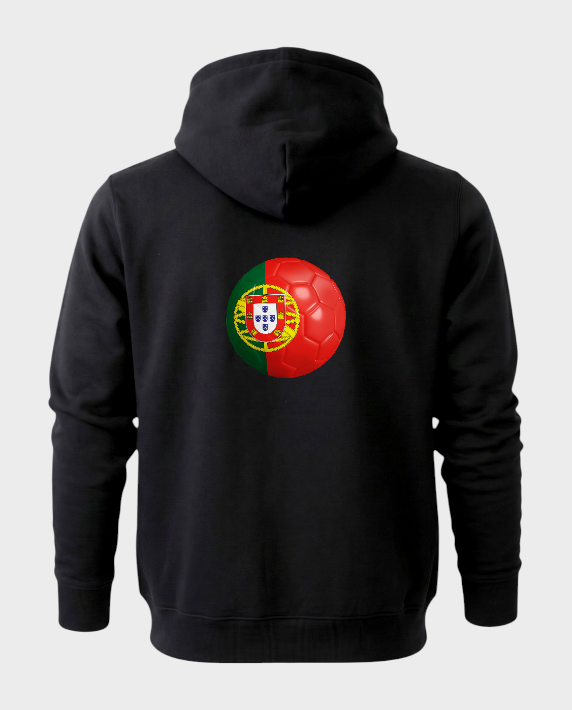 AU48: Portugal Black Globe Hoodie